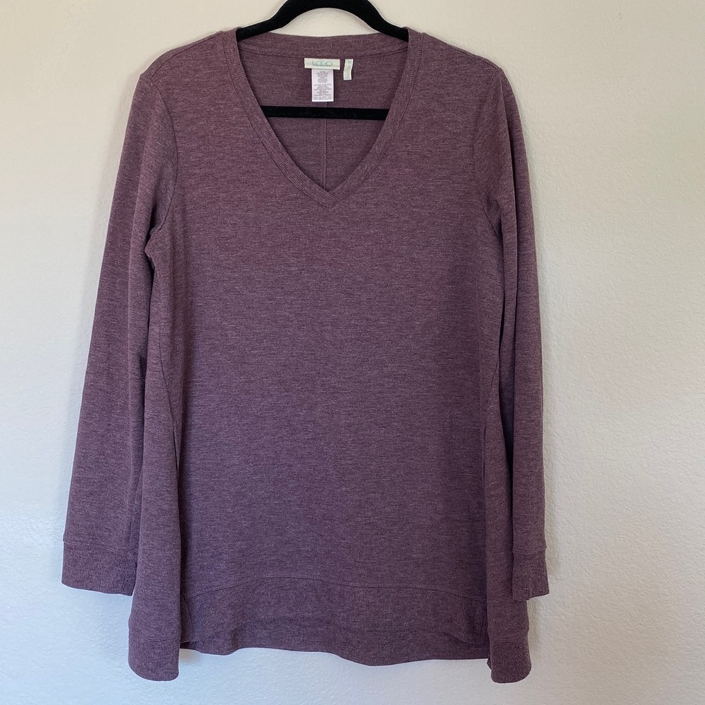 LOGO lounge Lori Goldstein sweater Sz medium EUC